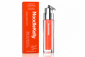 NoodleKelly lip gloss and packaging on a white background