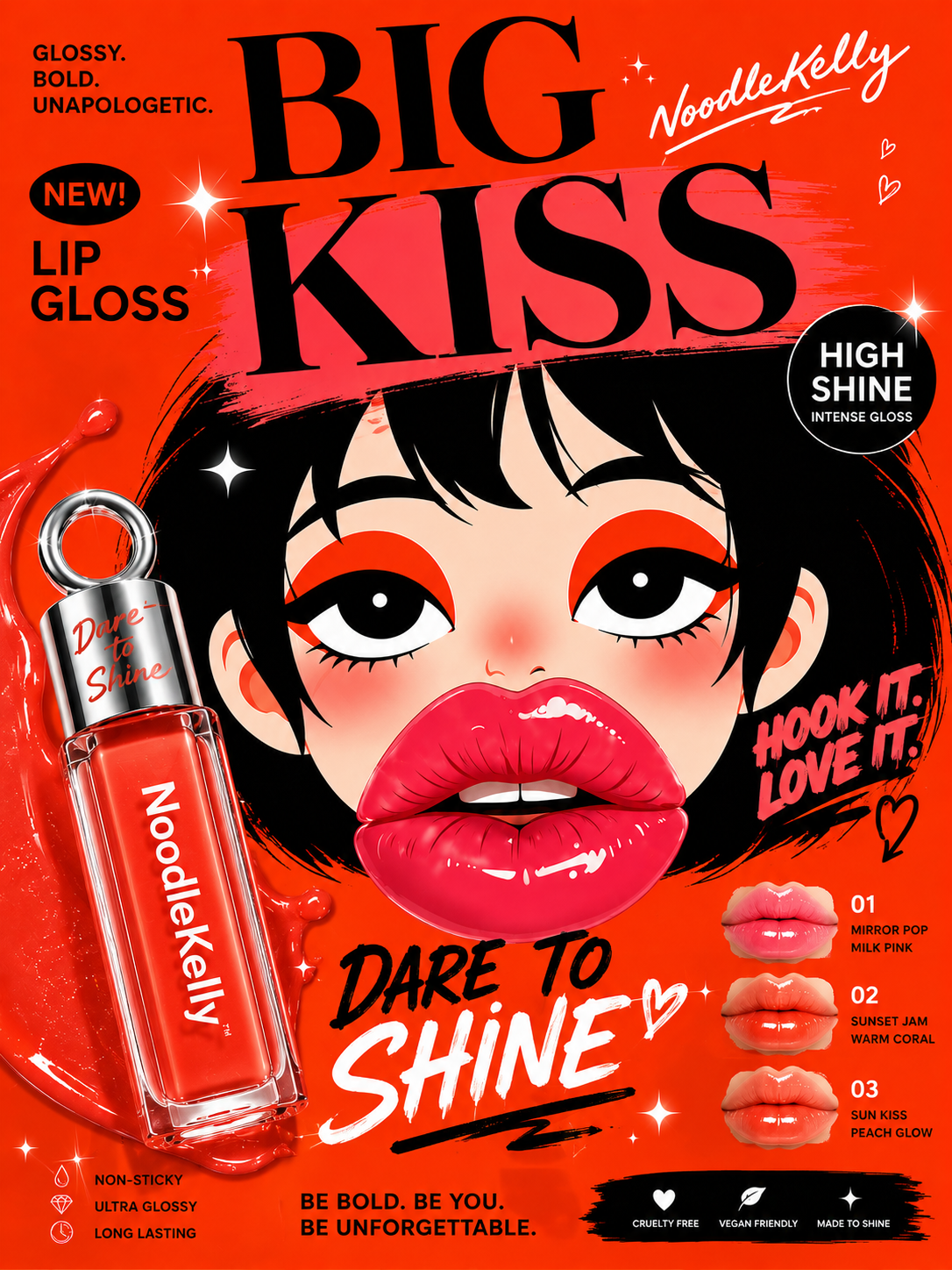 NoodleKelly Sun kiss Lipgloss